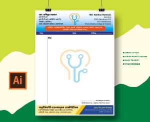 Doctor Letter Head Pad Design