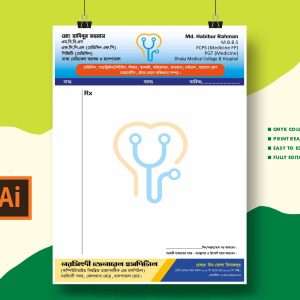 Doctor Letter Head Pad Design