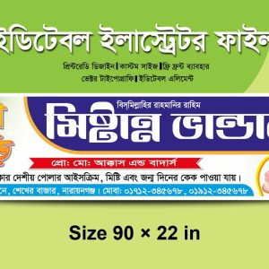 Sweet Shop Banner Design